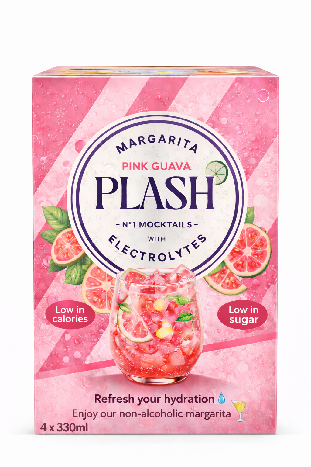 4 pc box, MARGARITA Pink Guava